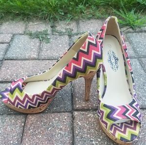 Charles Albert Platforms with Missoni Inspiration